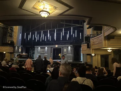 Gerald Schoenfeld Theatre Orchestra O18 view from seat photo