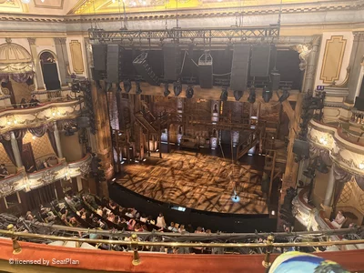 Victoria Palace Theatre Grand Circle C11 view from seat photo
