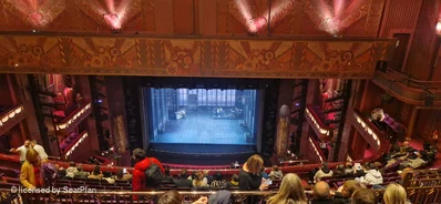 Prince Edward Theatre Grand Circle M4 view from seat photo