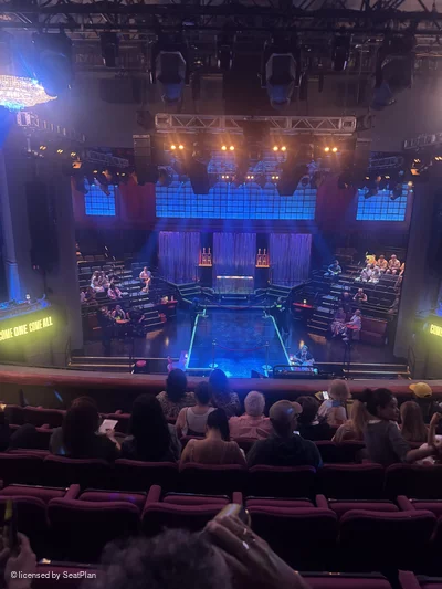 Broadhurst Theatre Mezzanine G105 view from seat photo