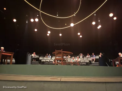 Tom Stoppard Theatre Stalls B7 view from seat photo