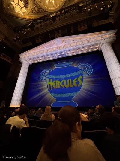 Theatre Royal Drury Lane Stalls E23 view from seat photo