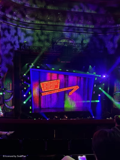 Prince Edward Theatre Dress Circle D22 view from seat photo