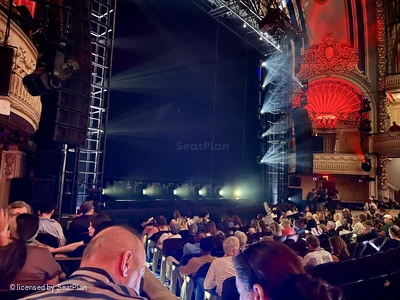 Palace Theatre Orchestra K5 view from seat photo