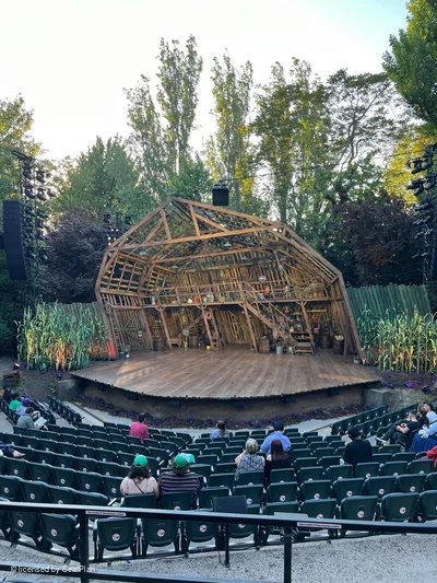 Regent's Park Open Air Theatre Upper Centre N32 view from seat photo