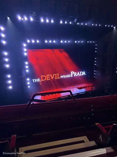 Dominion Theatre Circle C40 view from seat photo