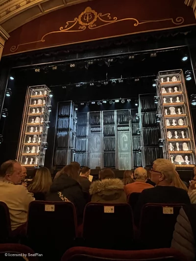 New Wimbledon Theatre Stalls B8 view from seat photo