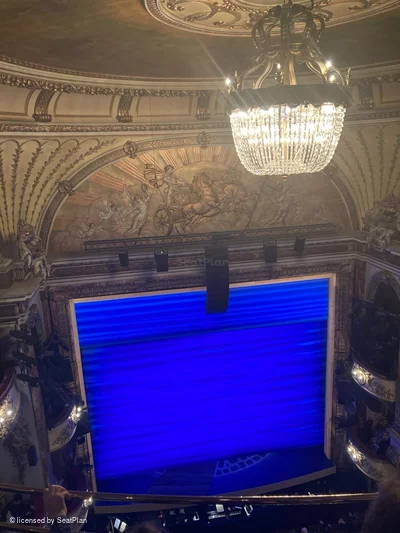 Novello Theatre Balcony B16 view from seat photo