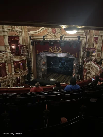 King's Theatre Glasgow Upper Circle G7 view from seat photo
