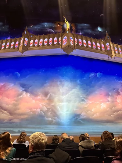 Prince of Wales Theatre Stalls F26 view from seat photo