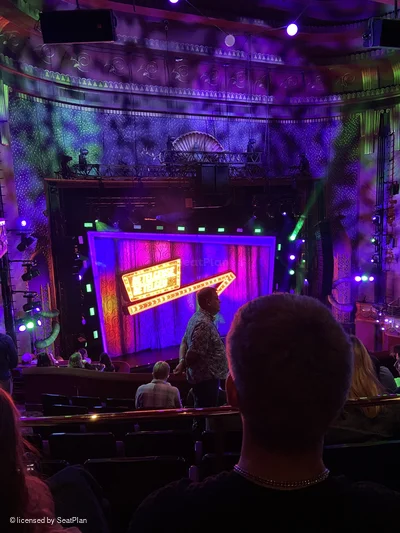 Prince Edward Theatre Dress Circle G32 view from seat photo
