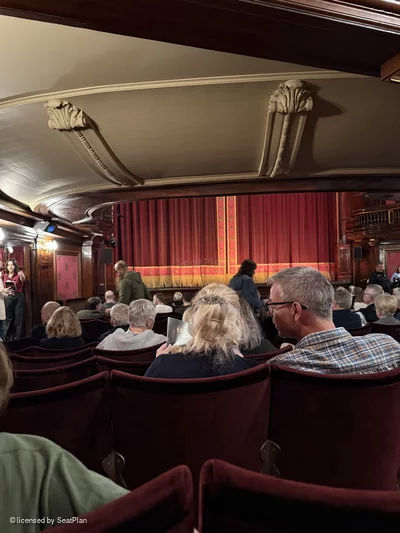 St Martin's Theatre Stalls N2 view from seat photo