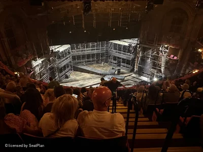 London Palladium Grand Circle K38 view from seat photo