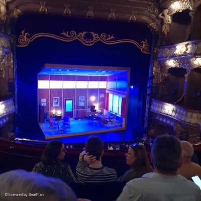 Apollo Theatre Dress Circle E21 view from seat photo