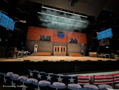 National Theatre - Olivier Stalls D39 view from seat photo