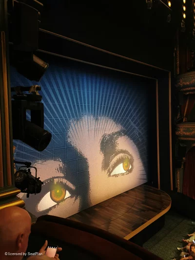 Aldwych Theatre Box E1 view from seat photo