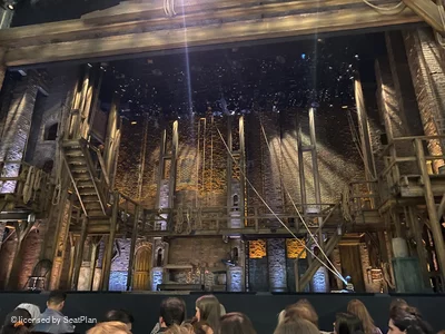 Victoria Palace Theatre Stalls F21 view from seat photo