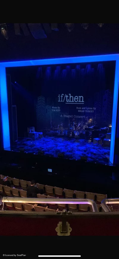 Savoy Theatre Dress Circle B7 view from seat photo