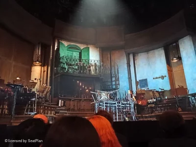 Lyric Theatre Stalls E15 view from seat photo
