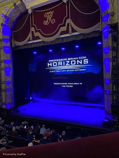 Richmond Theatre Dress Circle A4 view from seat photo