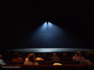 Barbican Theatre Stalls E21 view from seat photo