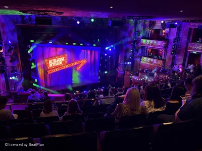Prince Edward Theatre Dress Circle K32 view from seat photo