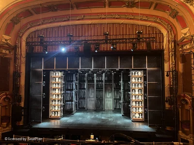 Bristol Hippodrome Grand Circle A18 view from seat photo