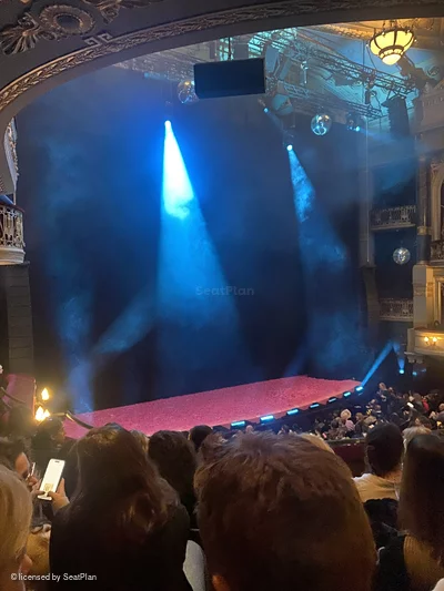 Theatre Royal Drury Lane Royal Circle E44 view from seat photo