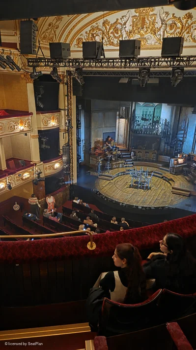 Lyric Theatre Grand Circle D7 view from seat photo