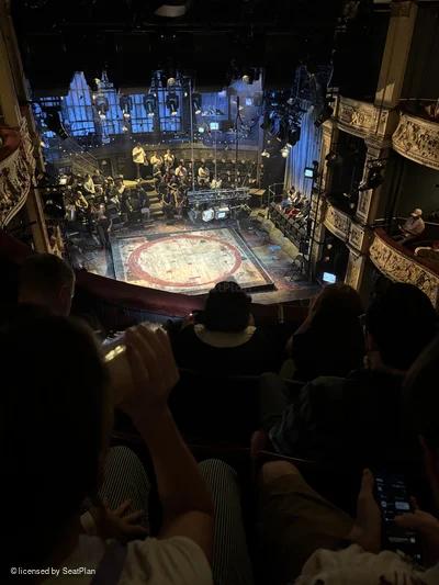 Tom Stoppard Theatre Upper Circle D6 view from seat photo