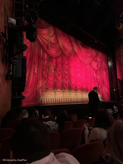 August Wilson Theatre Orchestra F15 view from seat photo