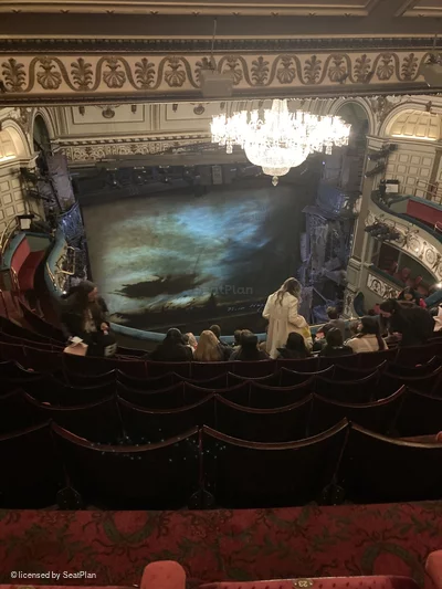 Sondheim Theatre Grand Circle K25 view from seat photo
