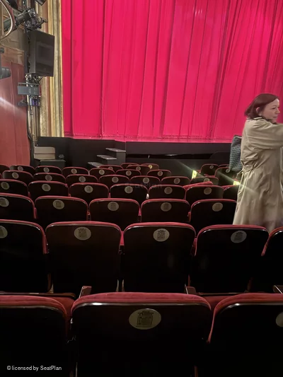 St James Theatre Orchestra K13 view from seat photo
