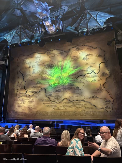 Gershwin Theatre Orchestra E115 view from seat photo