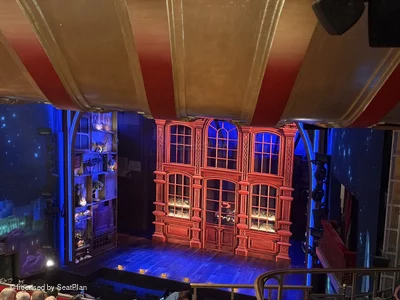 Savoy Theatre Dress Circle L1 view from seat photo