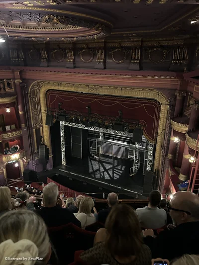 Palace Theatre Grand Tier H7 view from seat photo