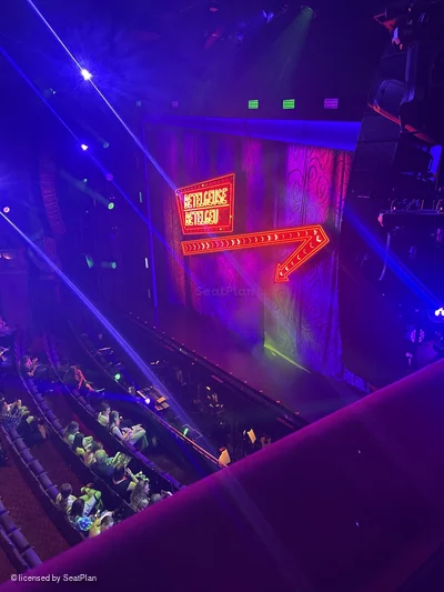 Prince Edward Theatre Dress Circle Circle Box 1 2 view from seat photo