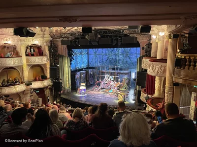 Shaftesbury Theatre Royal Circle J4 view from seat photo