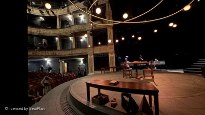 Duke of York's Theatre On Stage Seating SC7 view from seat photo
