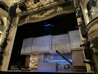 Wyndham's Theatre Stalls G8 view from seat photo