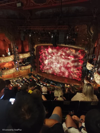 Lyceum Theatre Grand Circle E7 view from seat photo