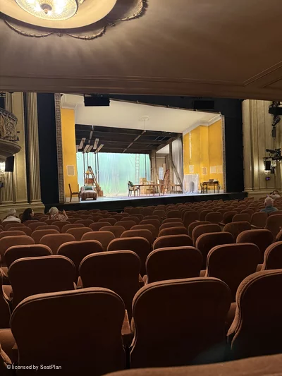 Music Box Theatre Orchestra P15 view from seat photo