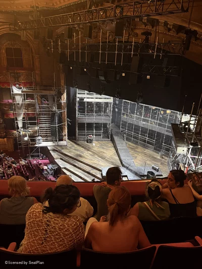 London Palladium Grand Circle D3 view from seat photo