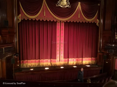 St Martin's Theatre Dress Circle B10 view from seat photo