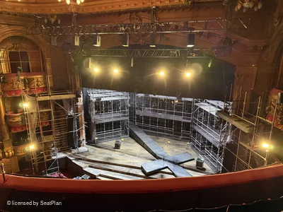 London Palladium Grand Circle E14 view from seat photo