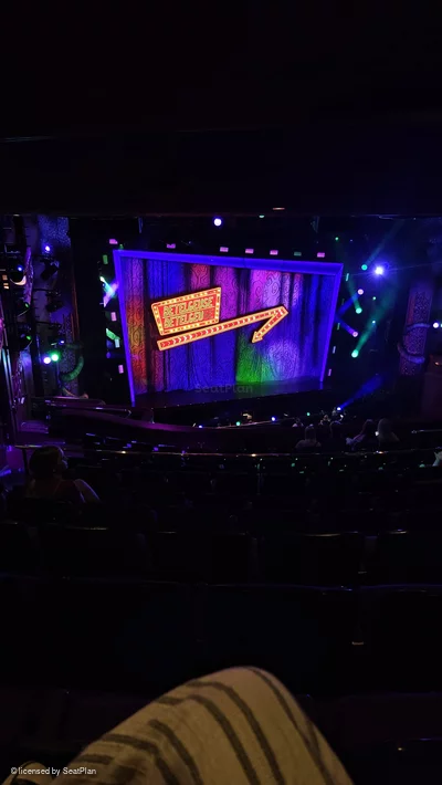 Prince Edward Theatre Dress Circle L29 view from seat photo