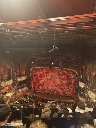 Lyceum Theatre Grand Circle J16 view from seat photo