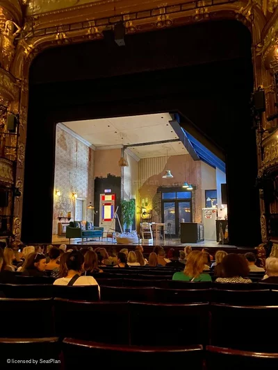 Apollo Theatre Stalls N6 view from seat photo