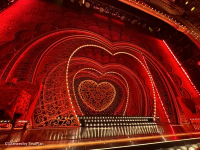 Al Hirschfeld Theatre Can Can! Table Seating Left B2 view from seat photo