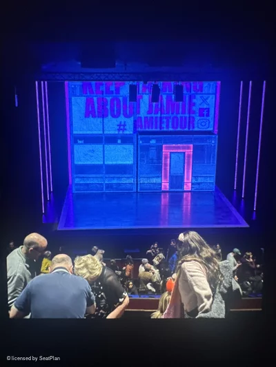 Peacock Theatre Dress Circle F20 view from seat photo